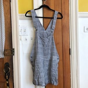 Splendid Large Blue and White Stripe Overalls